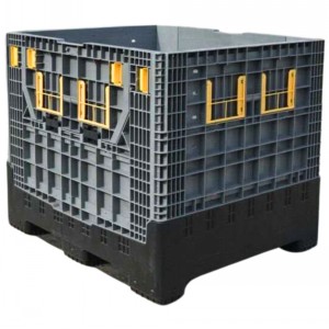 Foldable Plastic Pallet Box 2 Door 1200 x 1000 x 1000mm